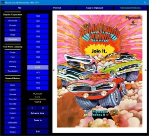 American Muscle Car Advertisements  Ads 1960-1974 digital collection - Picture 1 of 4