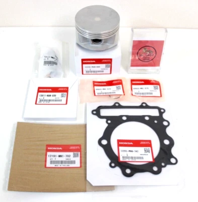 HONDA GENUINE PISTON KIT W/ GASKETS STD. SZ. 100mm Fit 1997-2022 XR650L - Image 1 of 4