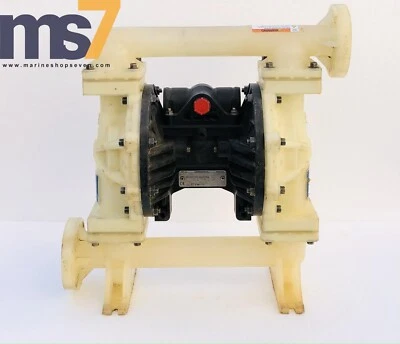 GRACO HUSKY 1050 POLYPROPYLENE 1" AIR DOUBLE DIAPHRAGM/TRANSFER PUMP #649034 #2 - Image 1 of 4