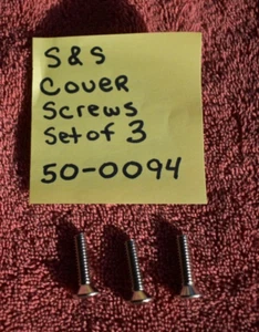 S&S Teardrop Air Cleaner Mounting Bolts Screws  Genuine Pack Of 3  USA MADE - Picture 1 of 4