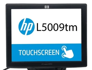 HP L5009TM Touch Screen Flat Panel Epos Monitor 15" inch POS with Power Cable - Photo 1/2