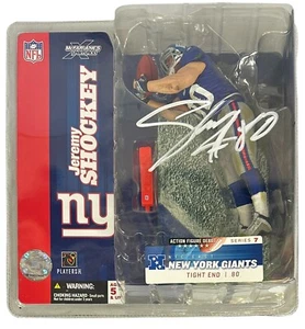 Jeremy Shockey autographed signed New York Giants action figure PSA - Picture 1 of 3