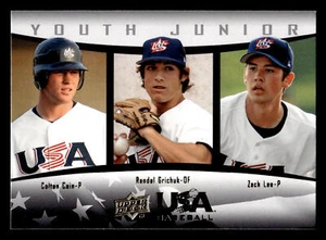 Juego de caja de béisbol 2008 Upper Deck EE. UU. Cain/Grichuk/Lee #57 - Imagen 1 de 2