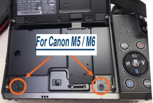 2x Nuevo Canon EOS M5 M6 2 Tornillos Tornillos Pantalla Repuesto - Imagen 1 de 4