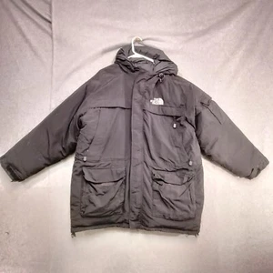 The North Face Parka Herren XL Gänsedaunen isoliert schwarz Kapuze gefüttert Jacke - Bild 1 von 17