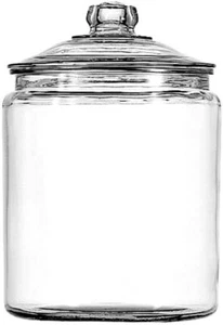 Anchor Hocking Glass Jar 2 Gallon Coffee Cookie Biscuit Container with Lid - Picture 1 of 9
