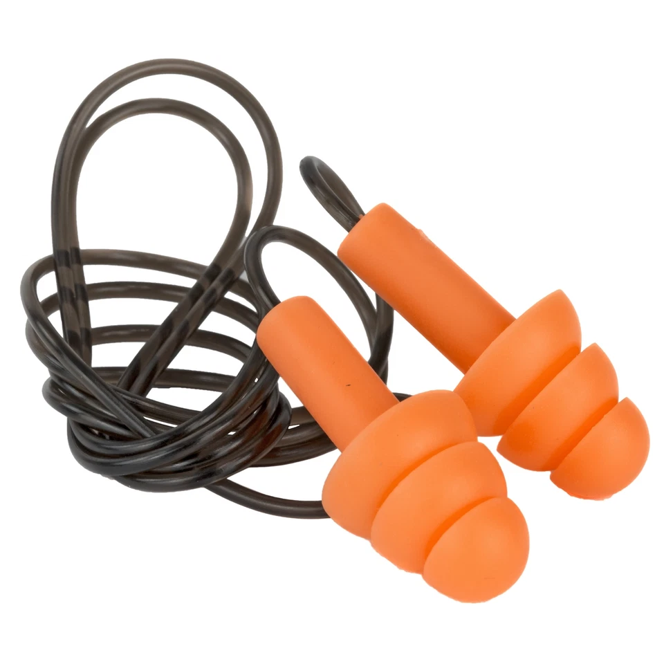Walker's In-the-Ear Rubber Corded Hearing Protection 2 Pairs Orange - GWP-EPCORD - Image 1 of 1