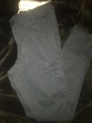 Pantalones Land’s End Azul Marino Niña’s Niño Talla 12 Cintura Ajustable Foto 1 de 4