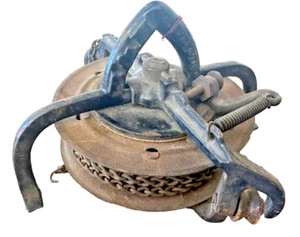 Vintage Lamp Part Antique O Chain Retraction Mechanism Hanging Pulley R & H 1818 - Picture 1 of 9