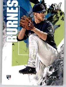 2019 Fire Corbin Burnes Rookie RC Insert MLB PWE Brewers #68 - Picture 1 of 2