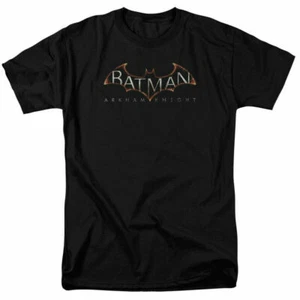 Batman Arkham Knight Logo T Shirt Licensed Comic Book Tee Black - Picture 1 of 2