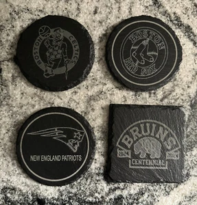 Coasters Laser Engraved set of 4 - Picture 1 of 3