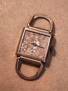1940's Longines 10L 10K Yellow GF Hinged Lug Driver's Watch For Parts/Repairs - Bild 1 von 21