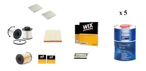 Kit Filtri Tagliando Opel Astra J 1.3 CDTi 95 Hp + 5 Litri Olio Opel 5W30 - Imagen 1 de 9