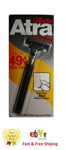 Original Gillette Atra Razor fits Plus Blades Cartridges Heavy Duty unboxed USA - Picture 1 of 5