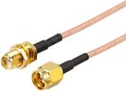 10 Feet SMA Male plug to SMA Female Jack Extender Jumper Cable RG316 3 Meter