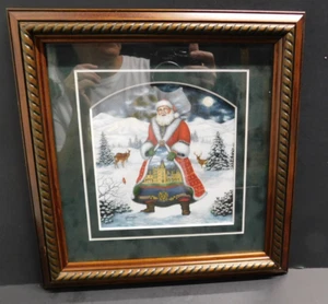 Framed Art By T.Pennington Biltmore Estate Santa St. Nicholas Commemorative Seri - Picture 1 of 6