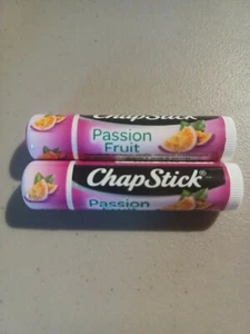 CHAPSTICK PASSIONSFRUCHT Geschmack Lippenbalsam Rarität Menge 2 Neu & Versiegelt Unbedingt ausprobieren! - Bild 1 von 2