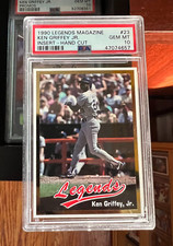* Pop 6 * 1990 Legends Magazine #23 Ken Griffey Jr. PSA 10 GOLD