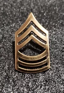 Rango de Sargento Maestro del Ejército de los Estados Unidos - Alfiler de Sombrero / Insignia de Rango - Imagen 1 de 3