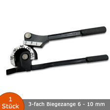 Biegezange - Bremsleitung - Rohrbieger - Rohrbiegezange / 6 mm + 8 mm + 10 mm