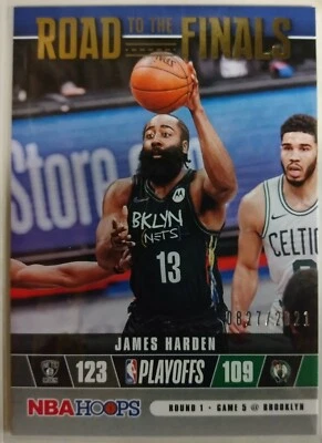 2021 22 NBA Hoops James Harden Road To The Finals Insert #33 / 2021 - Image 1 of 2