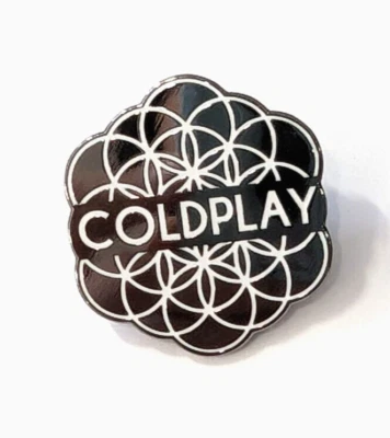 Broche prendedor insignia metal solapa esmalte banda heavy metal banda Chris Martin Coldplay Band Foto 1 de 3