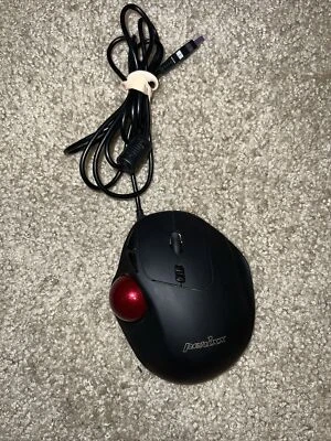 Perixx PERIMICE-517 Wired USB Ergonomic Trackball Mouse 7 Buttons - Tested/Works - Image 1 of 4