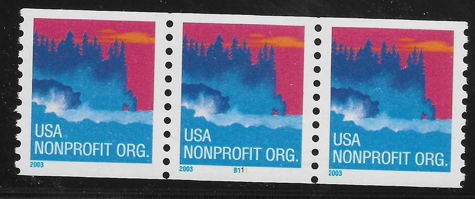 US Scott #3775, Plate #B11 Coil 2003 Sea Coast 5c VF MNH - Image 1 of 1