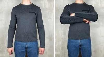 PRADA Milano Wool Nylon Men's Sweater Size 50 ~ M-L Gray - Image 1 of 4