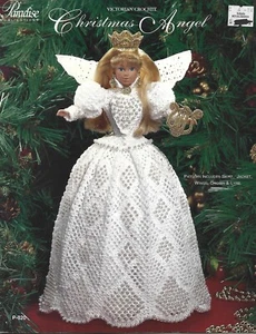 Crochet victoriano ángel de Navidad (Barbie) - folleto de instrucciones de ganchillo - Imagen 1 de 2