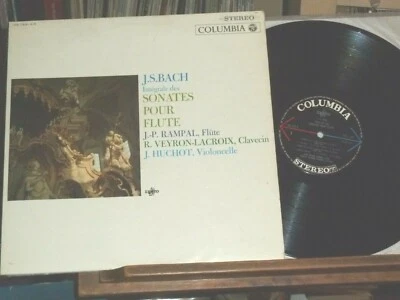 1962 Complete Bach Rampal Sonatas for Flute Solo & Clavecin +Cello 2LP Japan Nm - Image 1 of 4