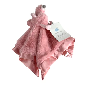 Cloud Island Rosa Flamenco 14" Lovey Manta de Seguridad Felpa Borde Satinado - Imagen 1 de 12