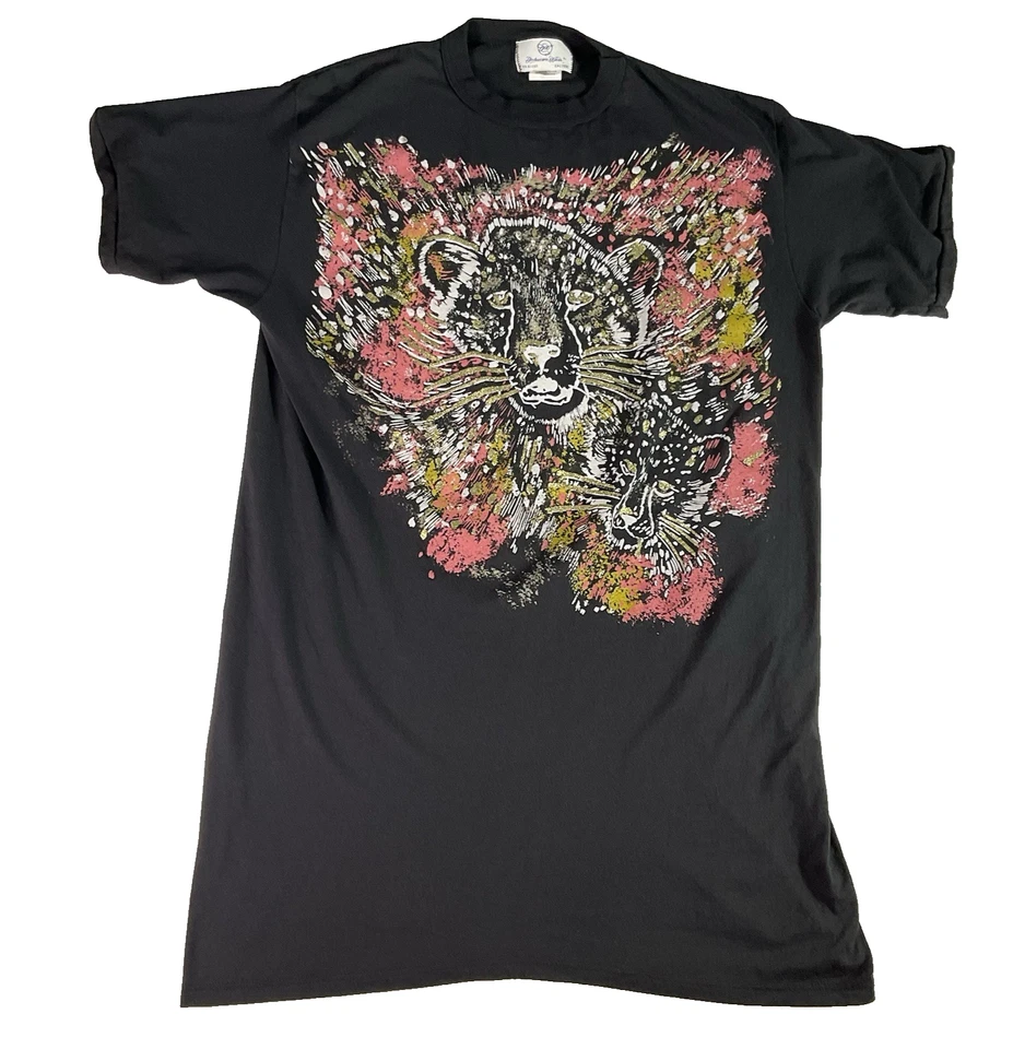 Camisa de Dormir De Colección Undercover Wear Leopardo Brillante Talla Única Puntada Hecha en EE. UU. Foto 1 de 4