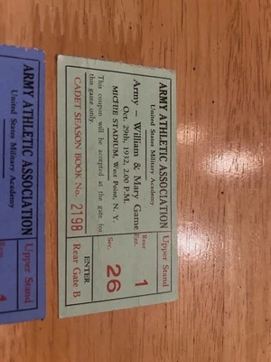 1932 Army Black Knights Football Ticket Stubs Michie Stadium - Army West Point - Image 1 of 4