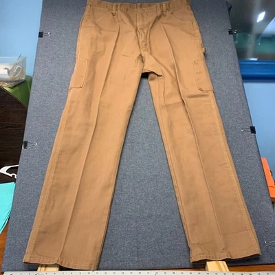 Pantalones de trabajo unisex Bulwark talla 42-37 marrón resistente al fuego mezcla de algodón Foto 1 de 4