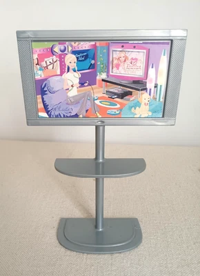 Barbie TV de tela plana em suporte 12 princesas dançantes videogame 2007 - Imagem 1 de 4