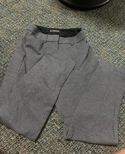 Houndstooth publicist ankle pants size 00 Express - Picture 1 of 3