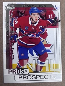 2024-25 Upper Deck Pros and Prospects 🔥 Lane Hutson - #PP-24 Montreal Canadiens - Picture 1 of 2