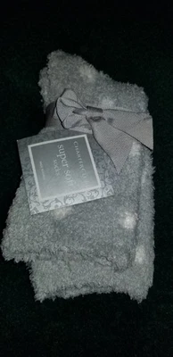 Calcetines Charter Club Super Suave Nuevos Grises se adapta a tallas de zapato 6-10 Foto 1 de 3