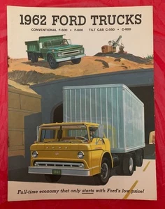 1962 Ford "F-500 / F-600 / C-550" - Original Truck Sales Brochure / Catalog - Picture 1 of 5