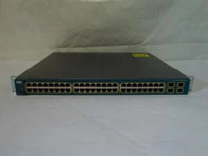 Cisco WS-C3560G-48TS-S Catalyst 3560G Series Network Switch (J434) - Picture 1 of 7