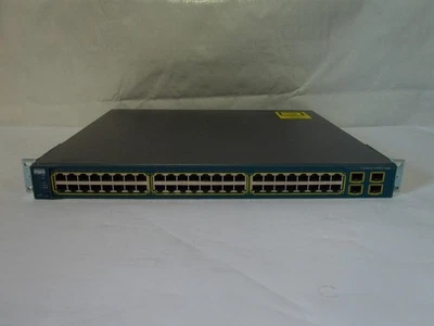 Cisco WS-C3560G-48TS-S Catalyst 3560G Series Network Switch (J434) - Image 1 of 4