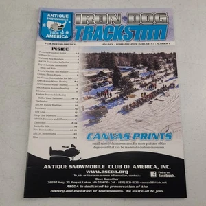 Iron Dog Tracks Magazine January February 2019 Antique Snowmobile Club Sleds - Picture 1 of 5