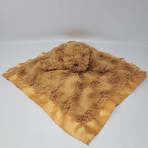 Cloud Island goldbraun Welpe Hund Lovey Baby Sicherheitsdecke Satinborte - Bild 1 von 5