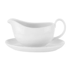 Royal Worcester Classic salsa bianca barca e supporto - Foto 1 di 1