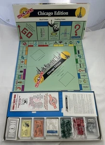 1996 Monopoly Chicago Edition by USAopoly New Old Stock Never Played FREE SHIP - Picture 1 of 7