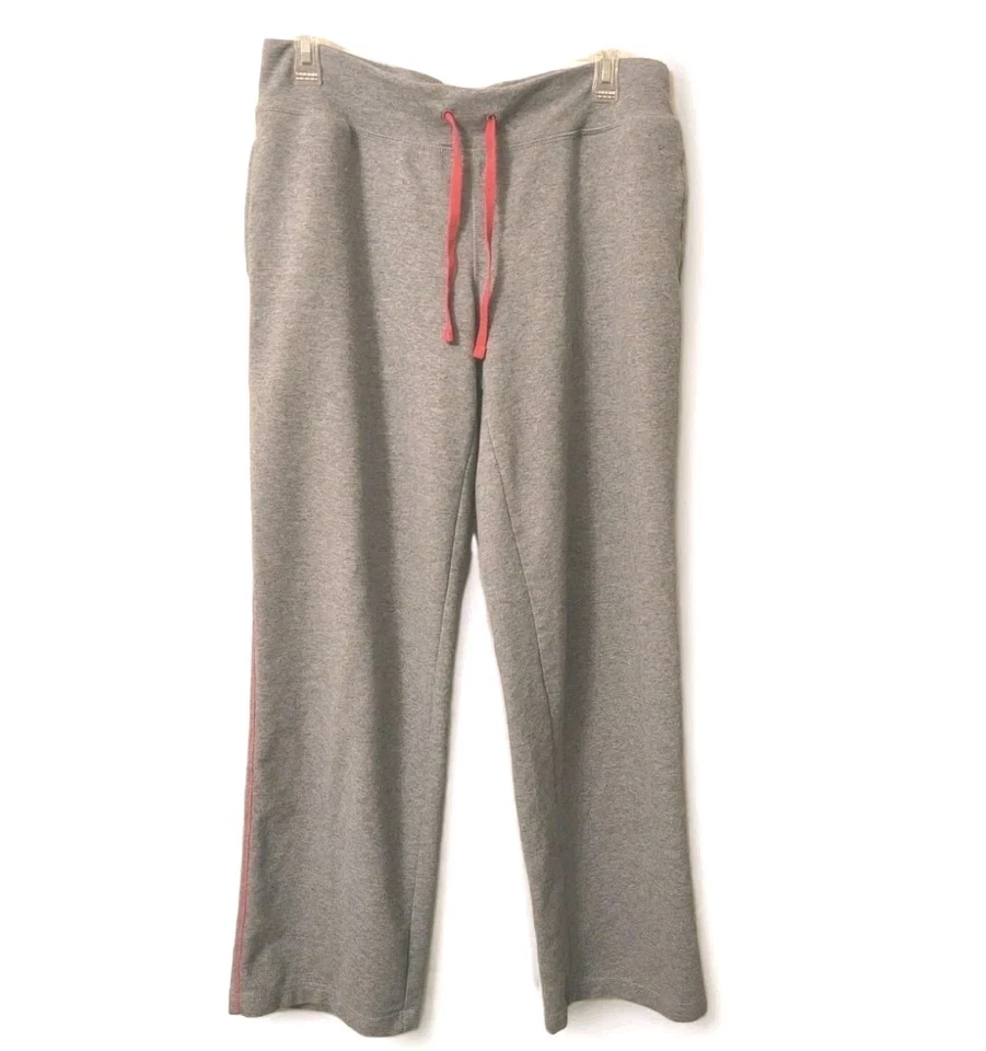 Leggings Danskin AHORA Gris Jaspeado Rosa Acento ELASTIZADOS Pierna Recta Talla M 8-10 Foto 1 de 4