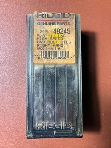 Troqueles de perno universales Ridgid 48245 5/8" -11 UNC (DERECHA) de alta velocidad de aleación de acero - Imagen 1 de 3
