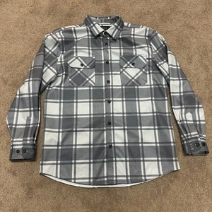BYLT Premium Basics Coastal Over Shirt Herren grau kariert Shacket XL - Bild 1 von 12